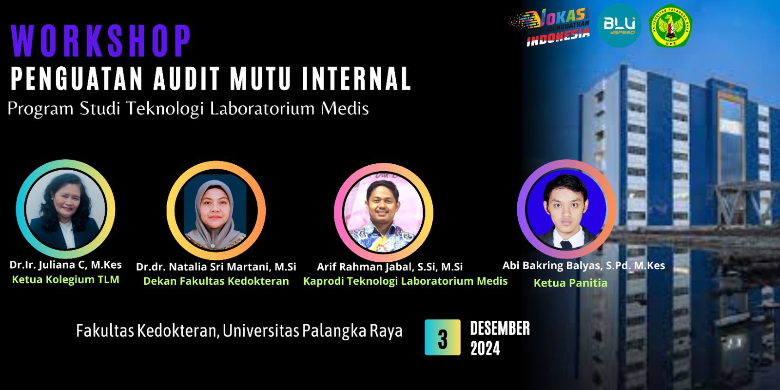 WORKSHOP AMI Prodi Teknologi Laboratorium Medis FK UPR