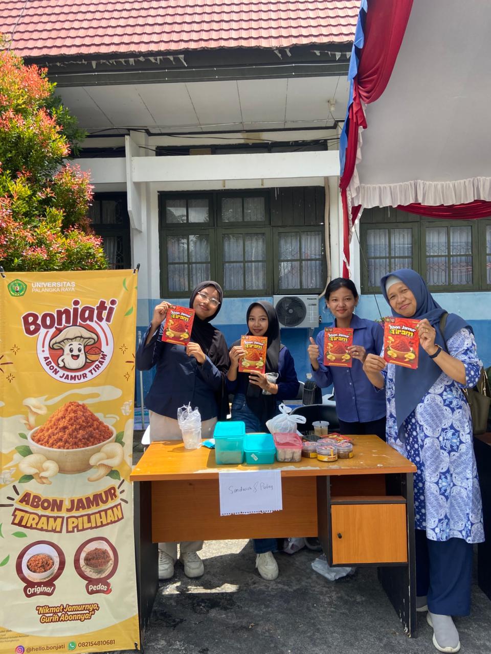 BONJATI (Abon Jamur Tiram): Produk PKM Mahasiswa Prodi TIP UPR Tahun 2025