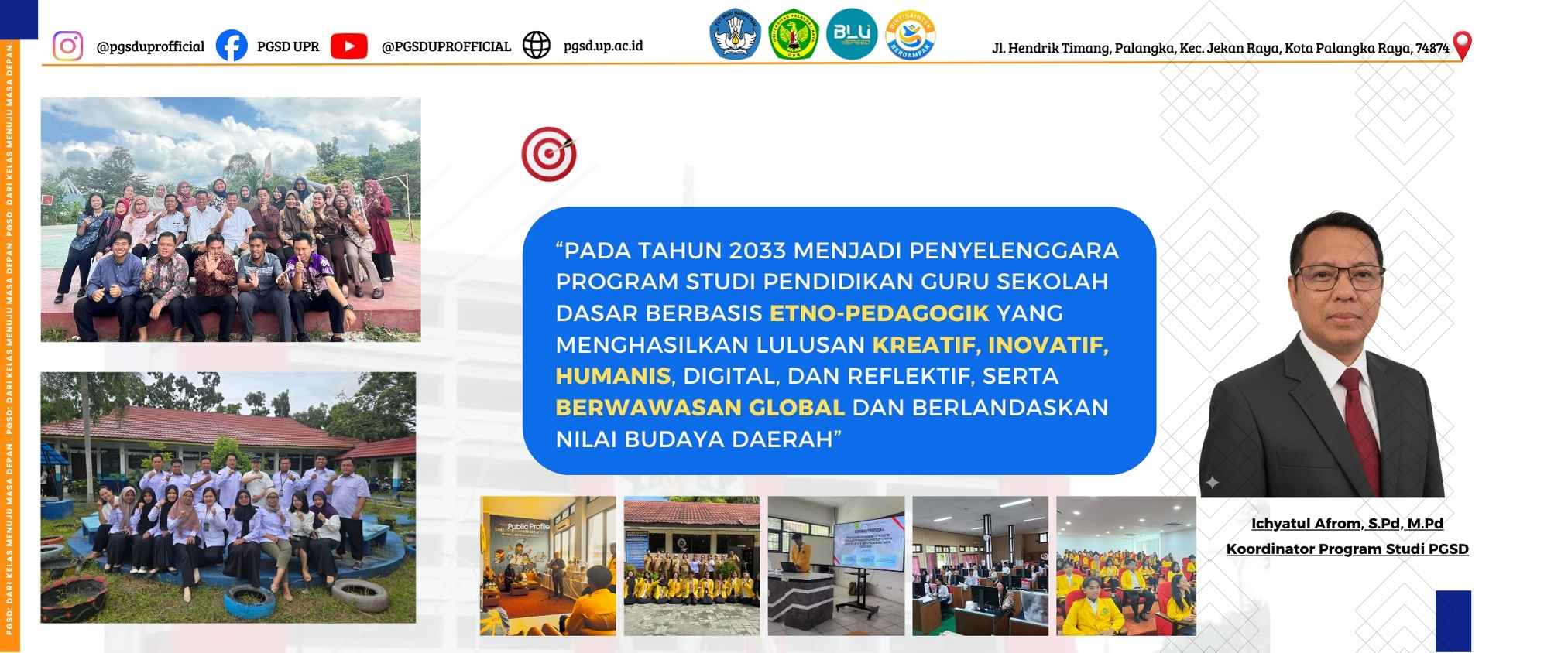Sosialisasi Visi dan Misi Program Studi PGSD FKIP UPR kepada Mahasiswa Baru