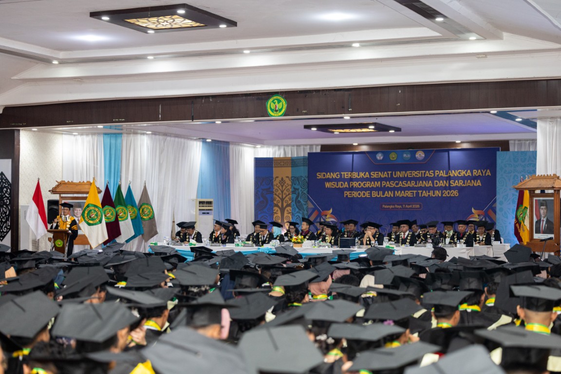 Universitas Palangka Raya (UPR) Gelar Wisuda, Luluskan 765 Wisudawan
